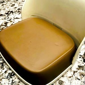 New booster chair. Boosts tots from 15 months up to the perfect table height